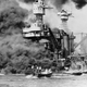 El acorazado tras el ataque en Pearl Harbor de los japoneses. Foto: Wikimedia Commons
